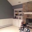 Mantle, Built in Cabinets and Shelves